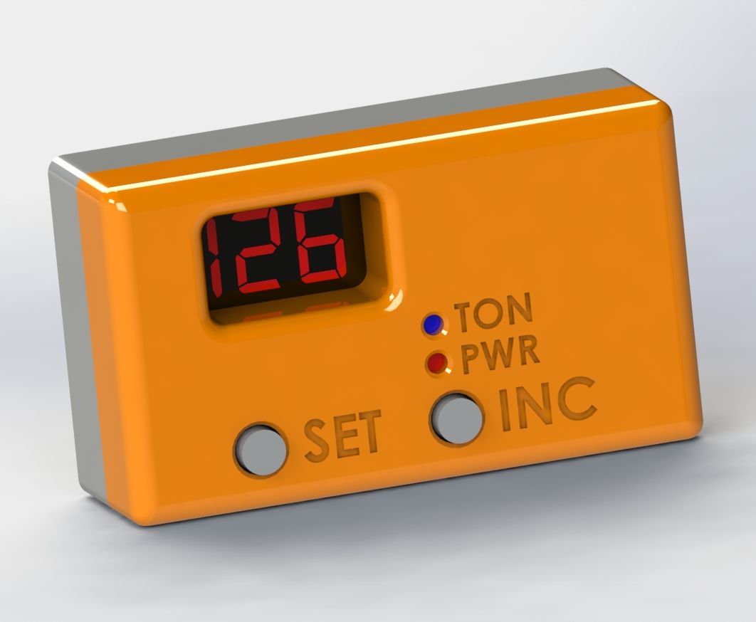 Digital delay timer enclosure