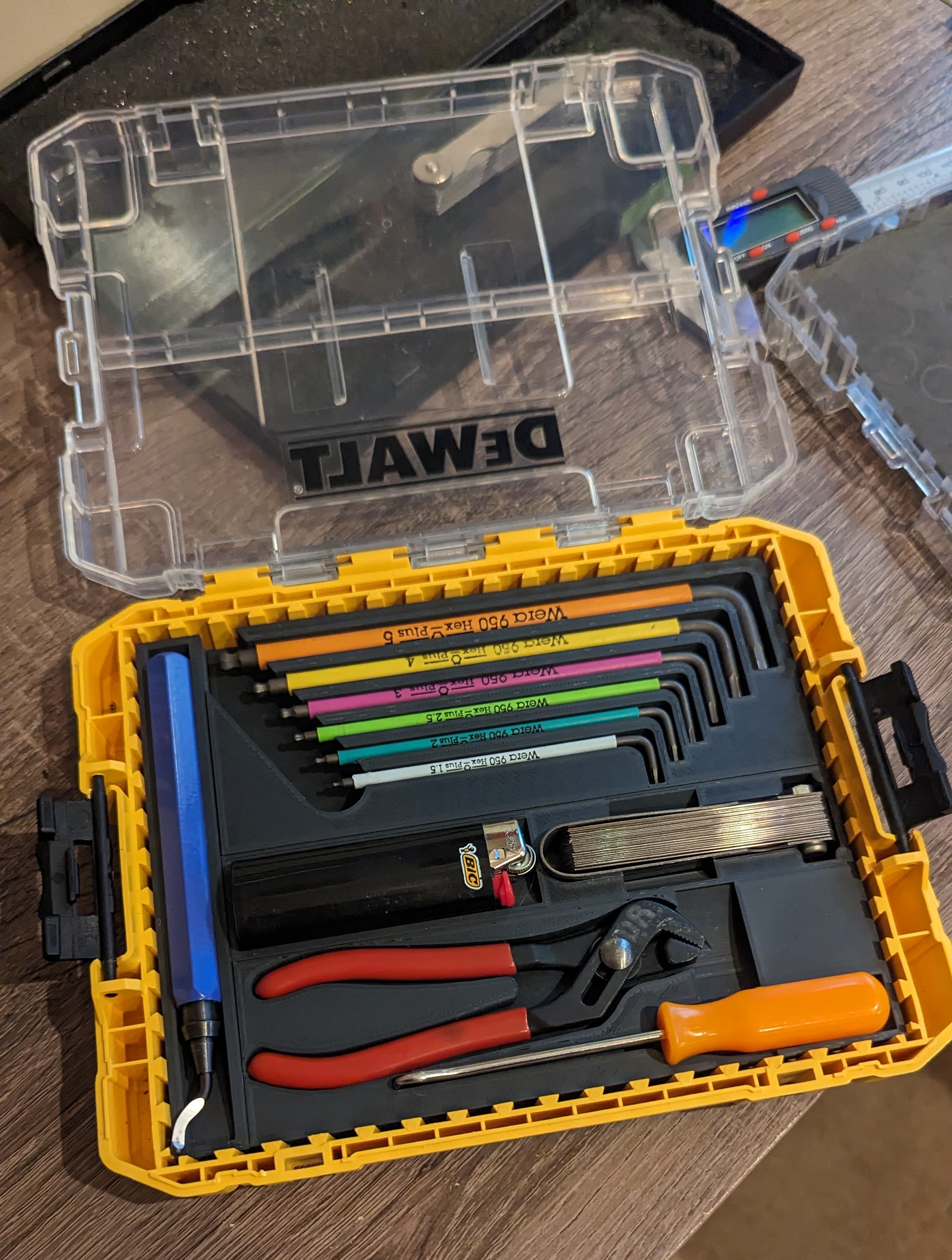 DeWalt ToughCase organizers, wera edc