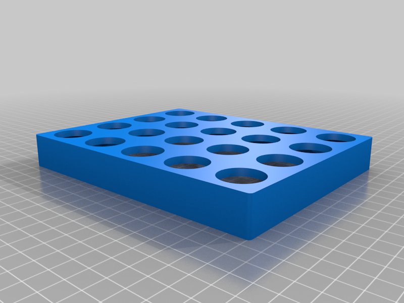 ER25 collet tray (Metric)