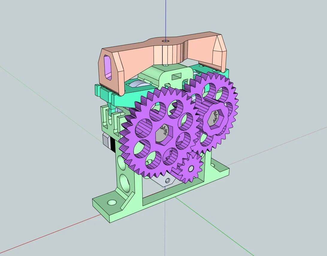 HST double bolt bowden extruder V4