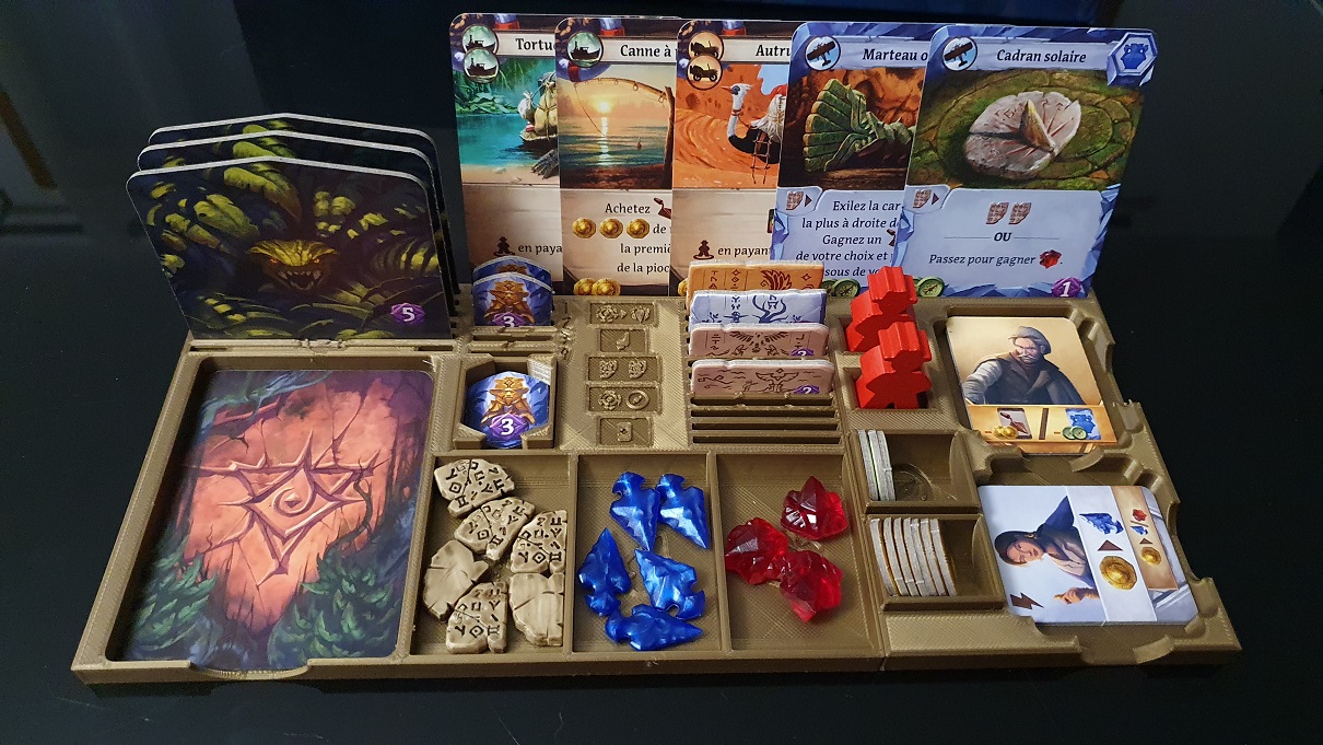 Arnak playerboard organizer