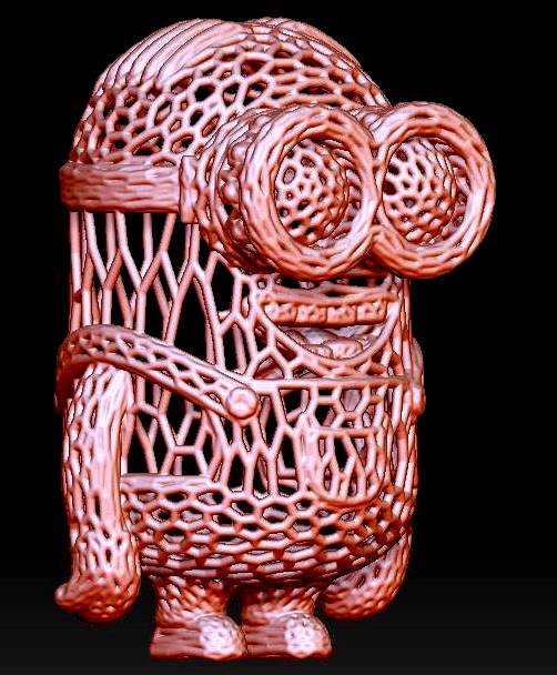 Minion in stile Voronoi.