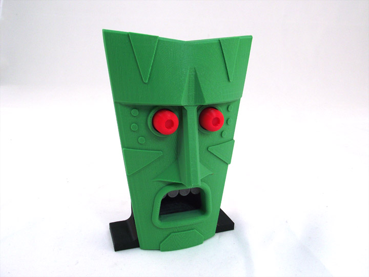 Tiki with Moving Bug Out Eyes