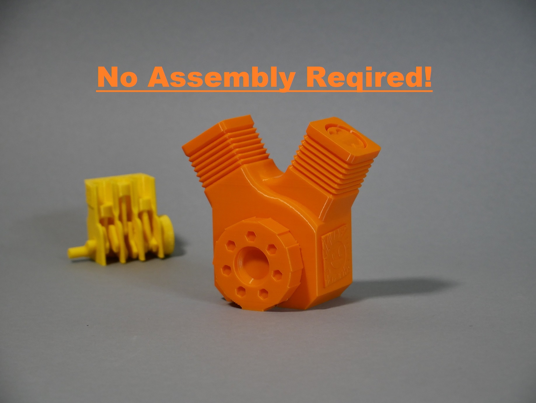 Print in Place V-Twin Engine!