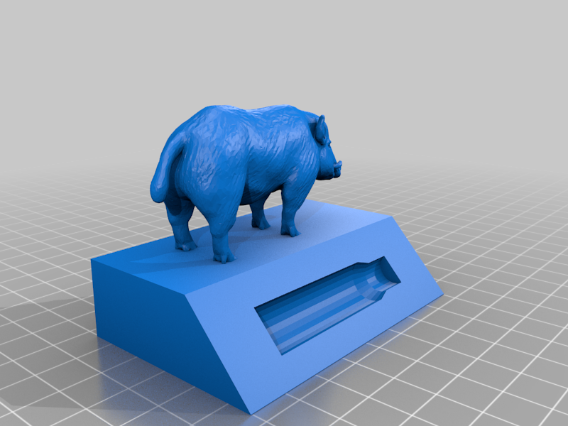Wild Boar Trophy stand for .308 Cartridge