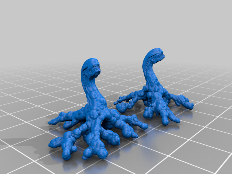 Octo-Facehugger and Beluga-Chestburster