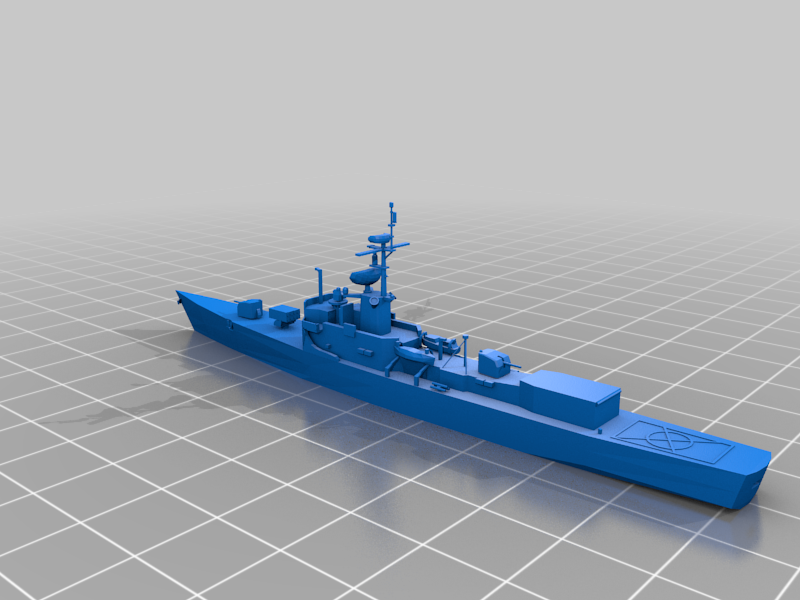 US Post-WW2 Waterline Destroyers and Frigates