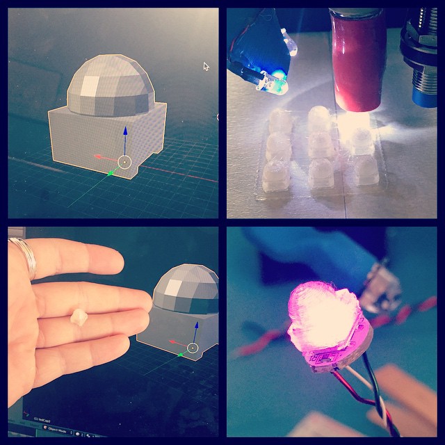 5050 RGB LED Rounded Diffuser Cap