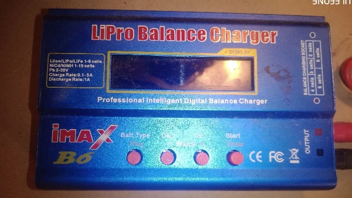 Pushbuttons for RC battery charger