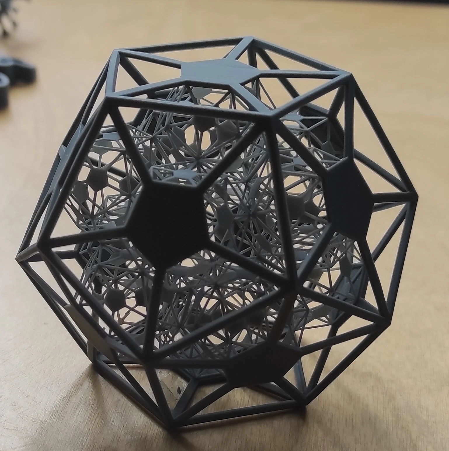 Recursive Dodecahedral Frame
