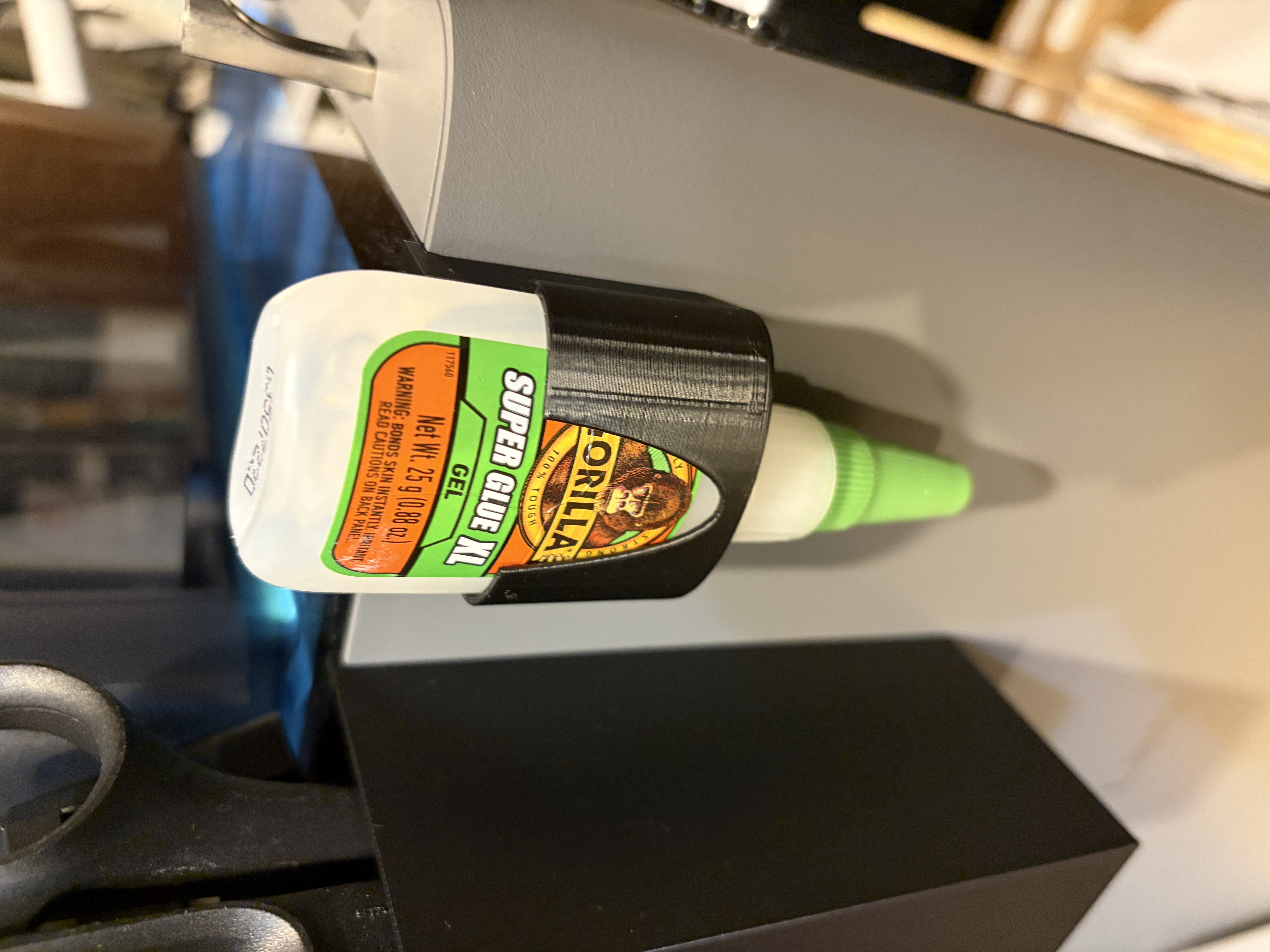 Gorilla Super Glue Side Shelf for Bambu printers