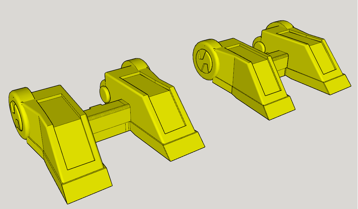 Transformers Fall of Cybertron Grimlock Replacement Feet