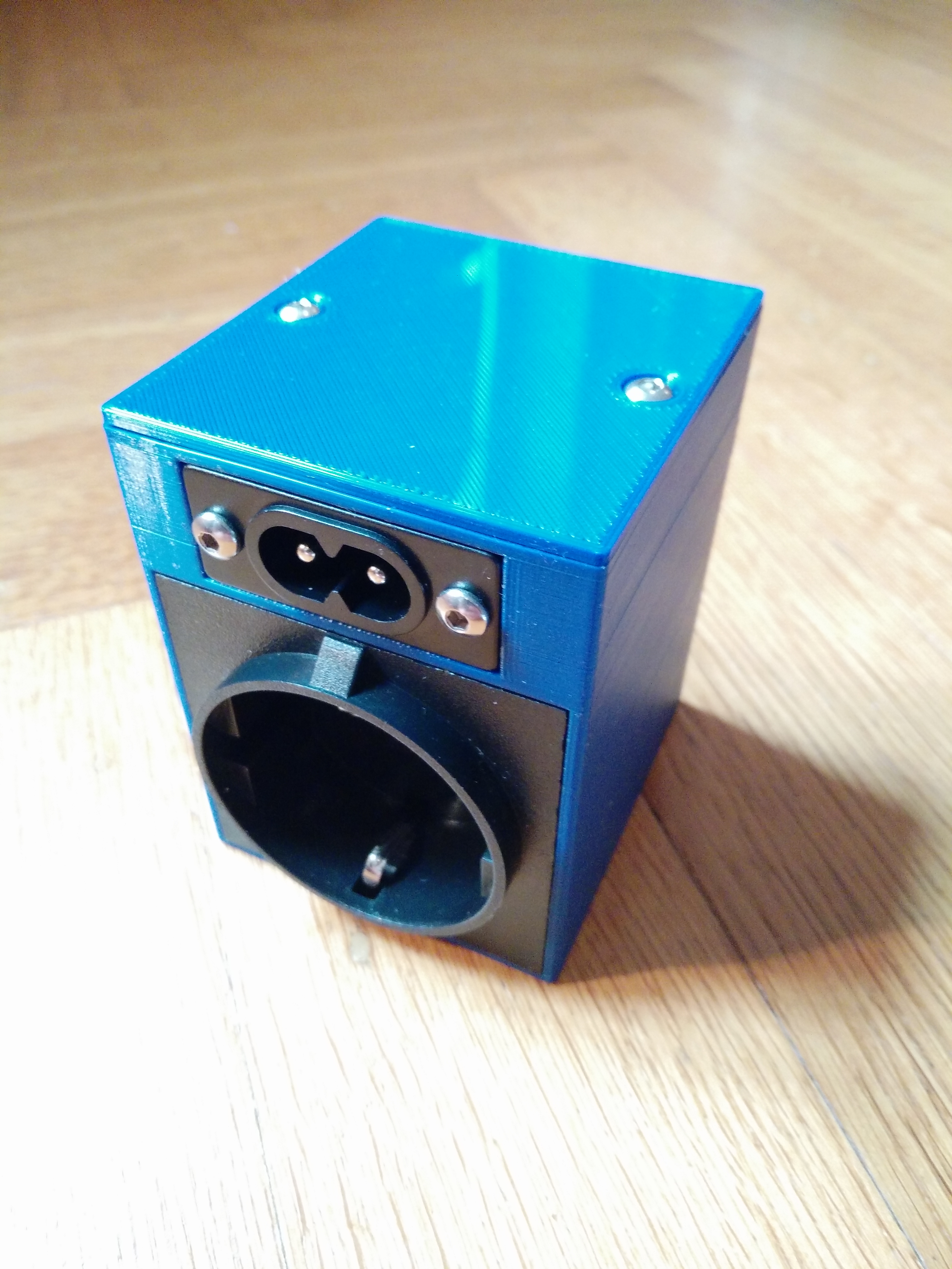 Socket Enclosure for ESP8266 Moes QS-WiFi-D01 150W or Shelly Dimmer
