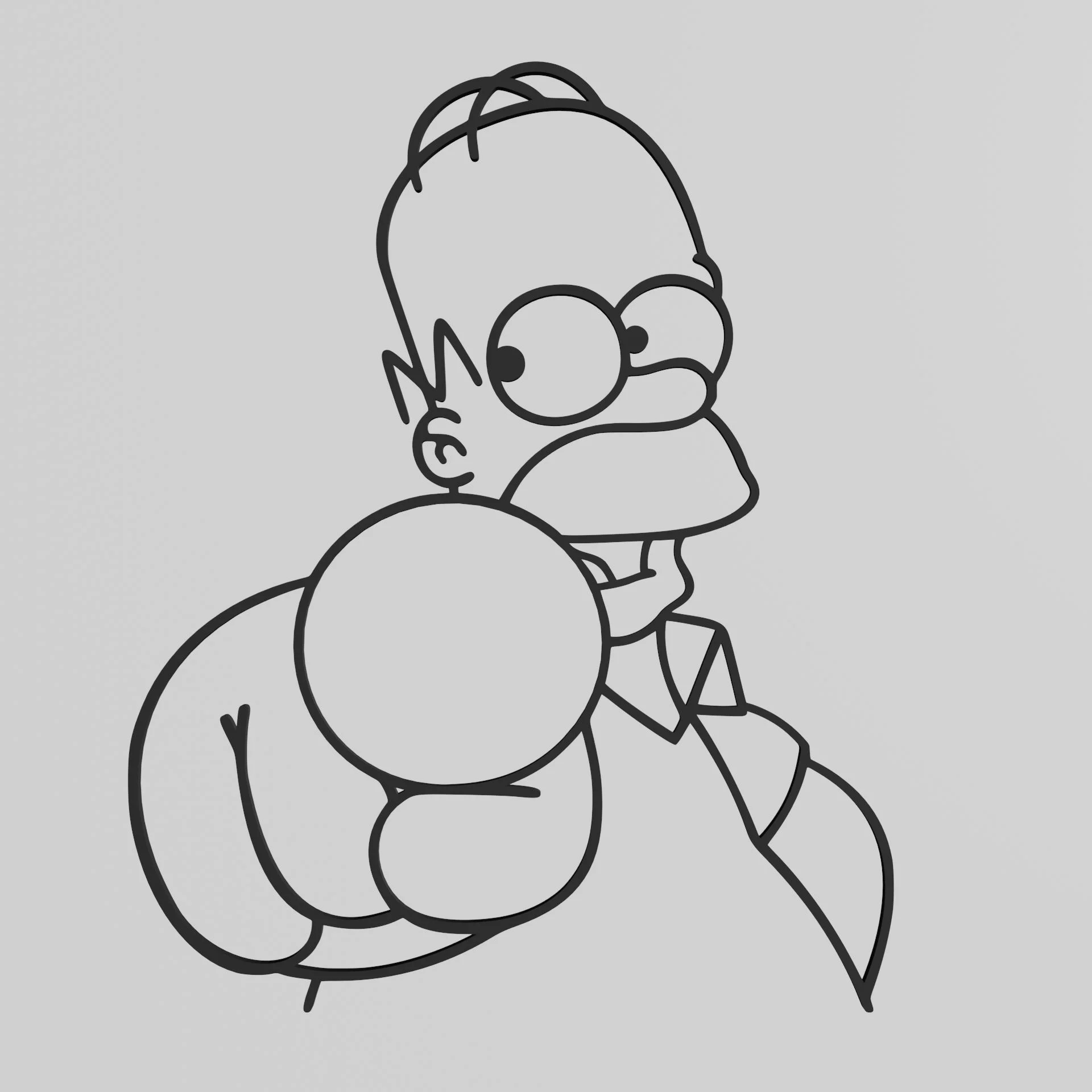Homer Simpson - I Want You - Wallart