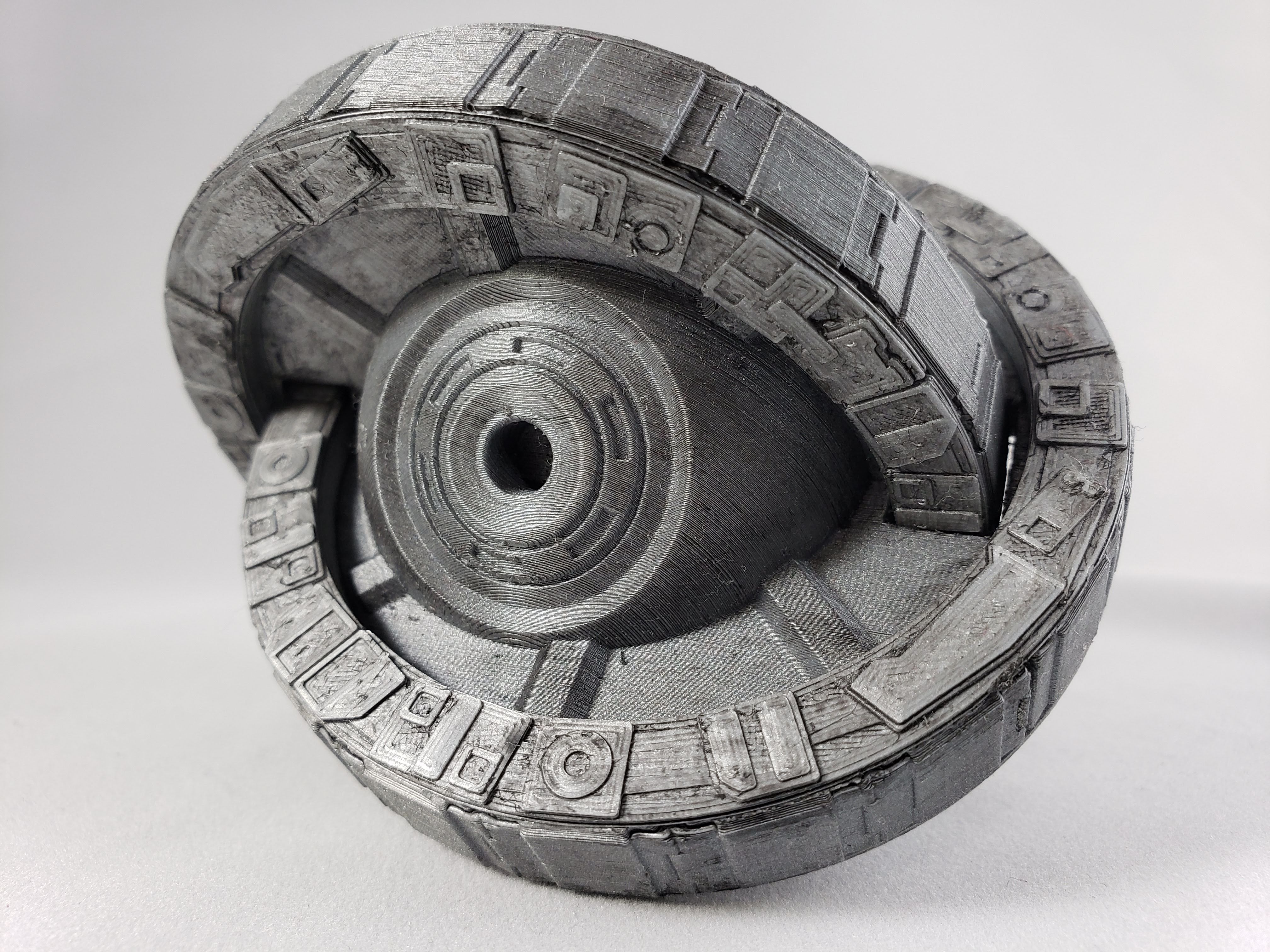 Timeless Life Boat with Spinning Rings