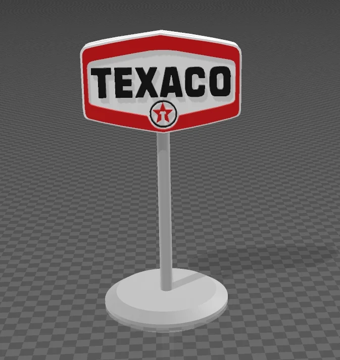 Gas Station Sign 6