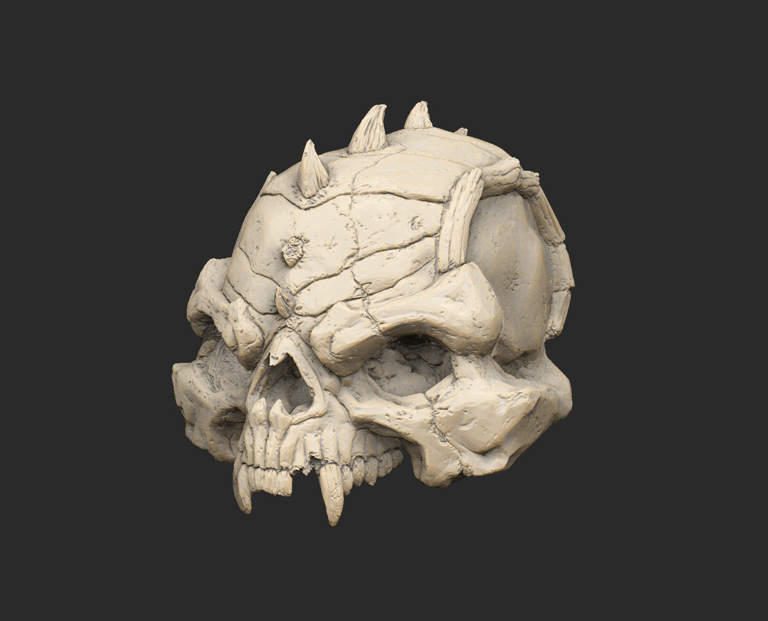 Giant Demon Skull