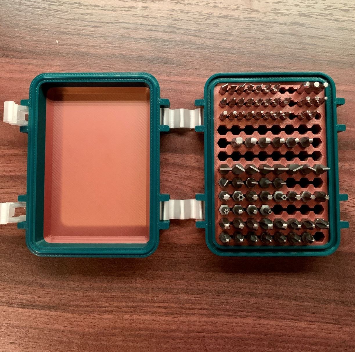 108 Hex bit holder (72 hex bits + 36 precision hex bits)