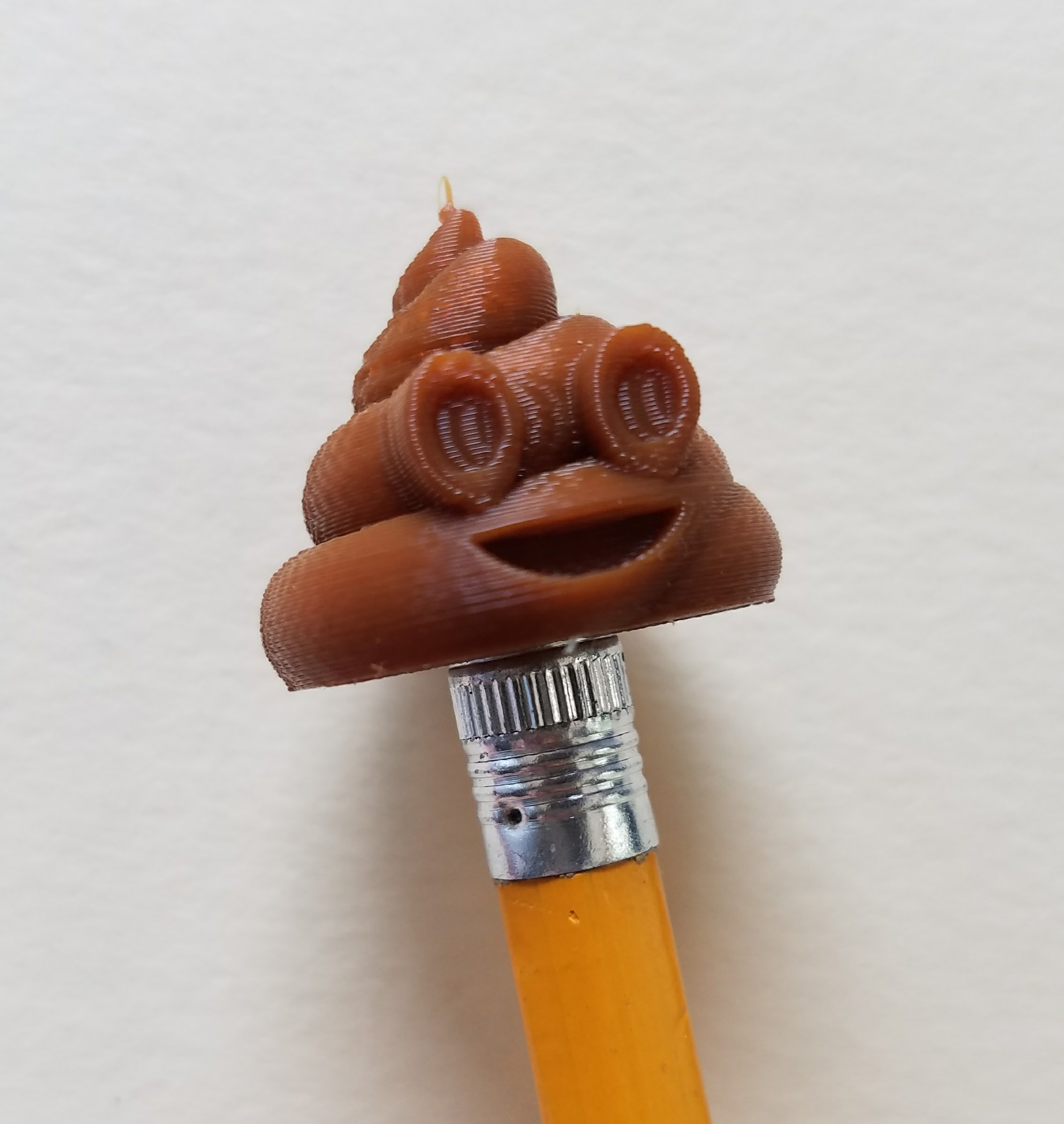 Poop Emoji Pencil Topper
