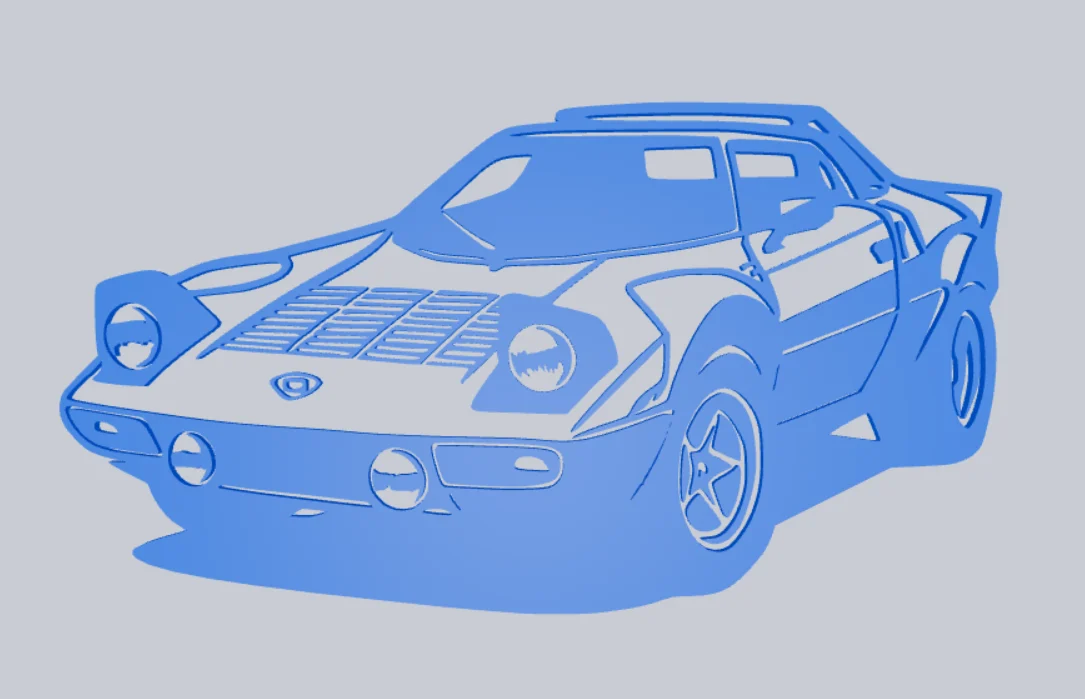 Lancia Stratos stencil