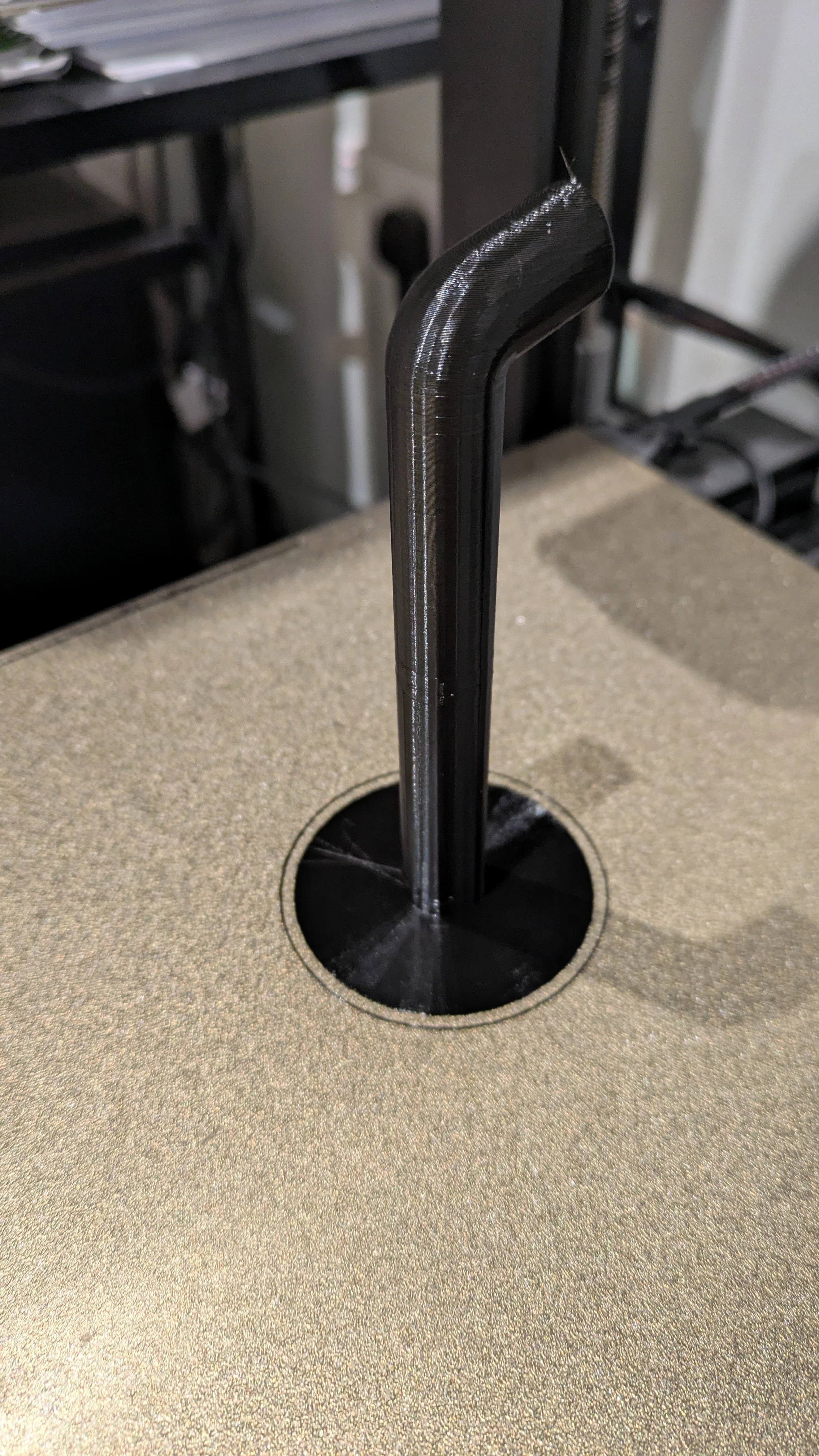Aquarium Sponge Filter Riser with Bend (for 15mm riser connection)
