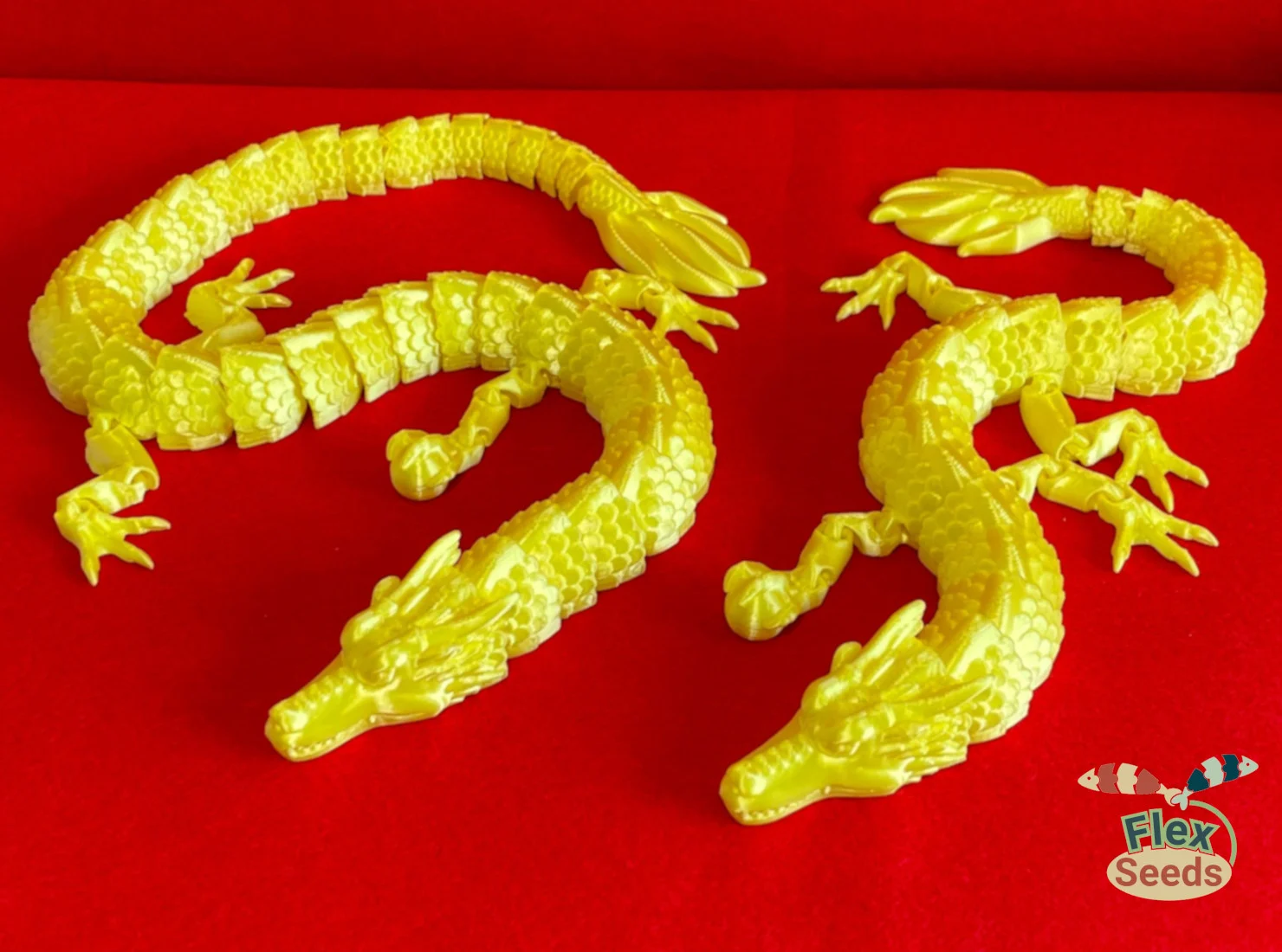 Flexi Japanese Dragon (Print-in-place)
