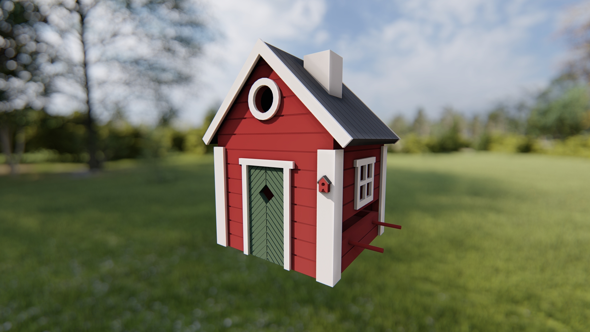 Scandinavian Birdhouse