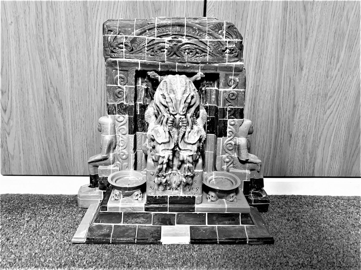 Cthulhu Aquarium Statue Background Ornament