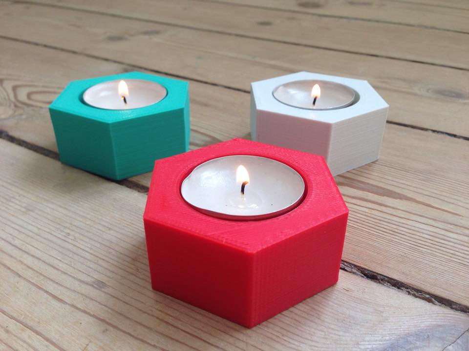 Hexagonal Candle Holder