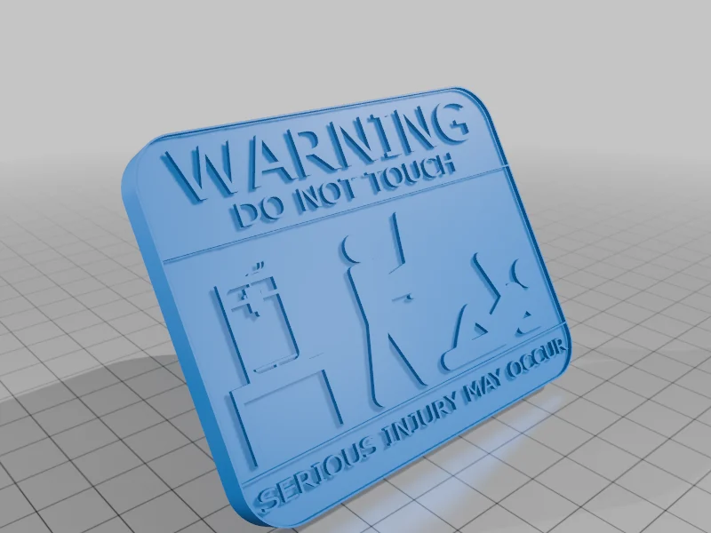don't touch my printer sign(stand remix)