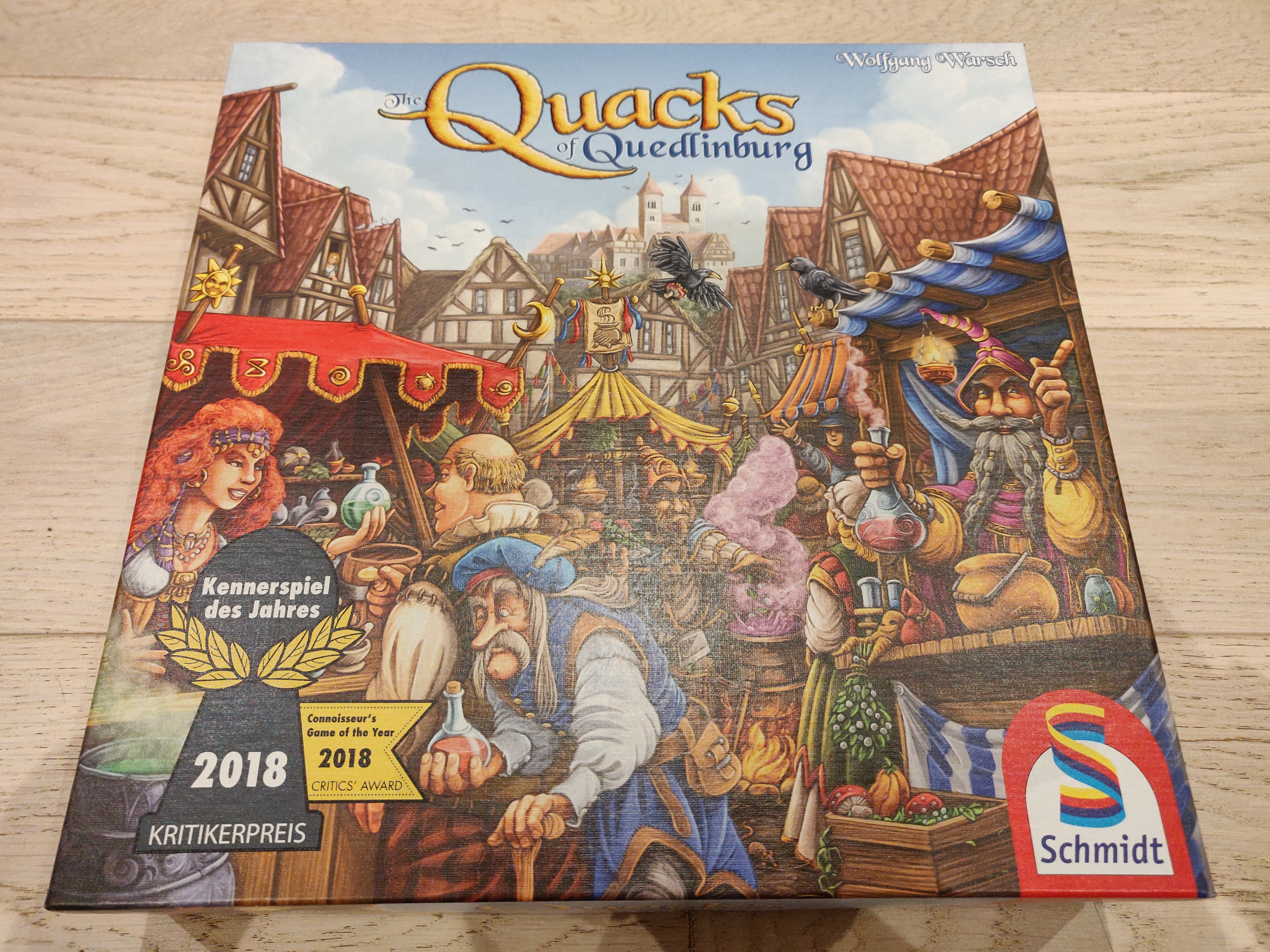 Quacks of Quedlinburg + Herb Witches + Alchemists Expansion - Boardgame Insert