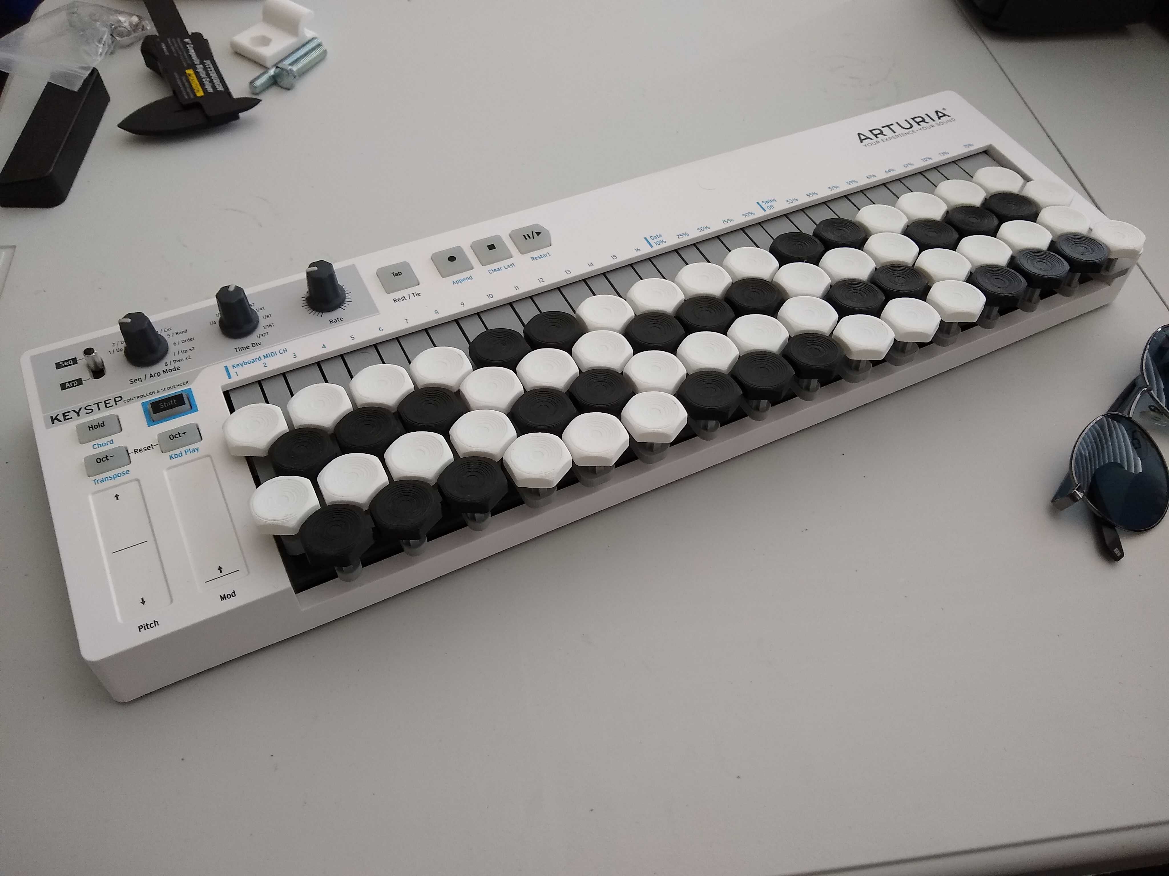 Arturia Keystep Janko Keys