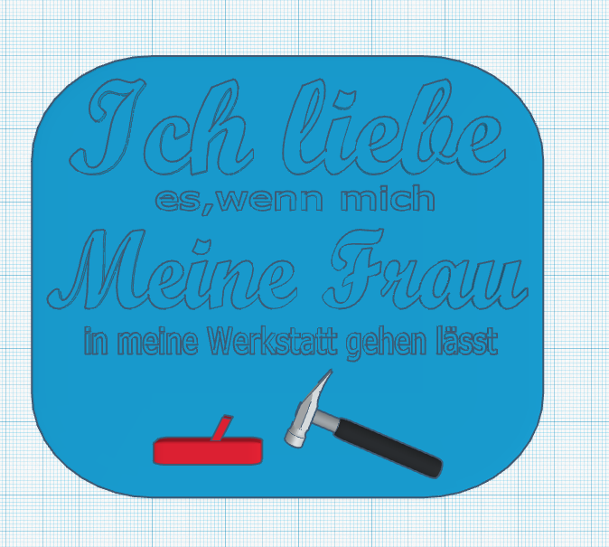 Spruch Handwerk / Werkstatt