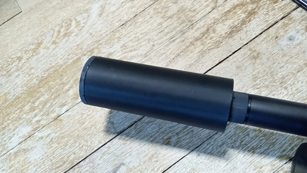Parametric Silencer / moderator for airgun / bbgun / airsoft