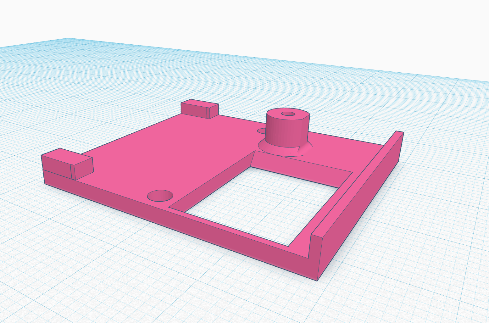 Model Railroad Servo Mount linear