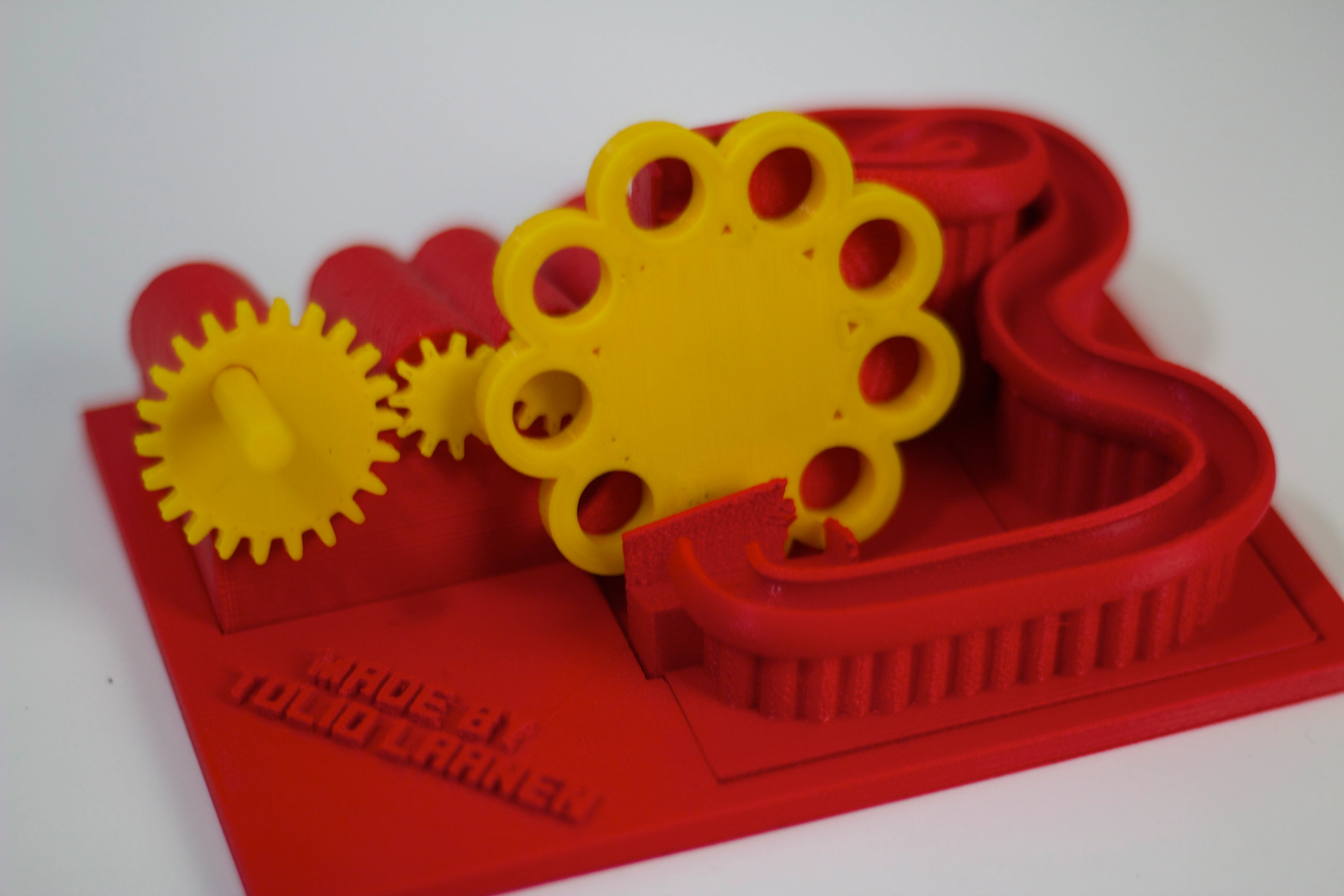 A 3D Printed Marble Machine