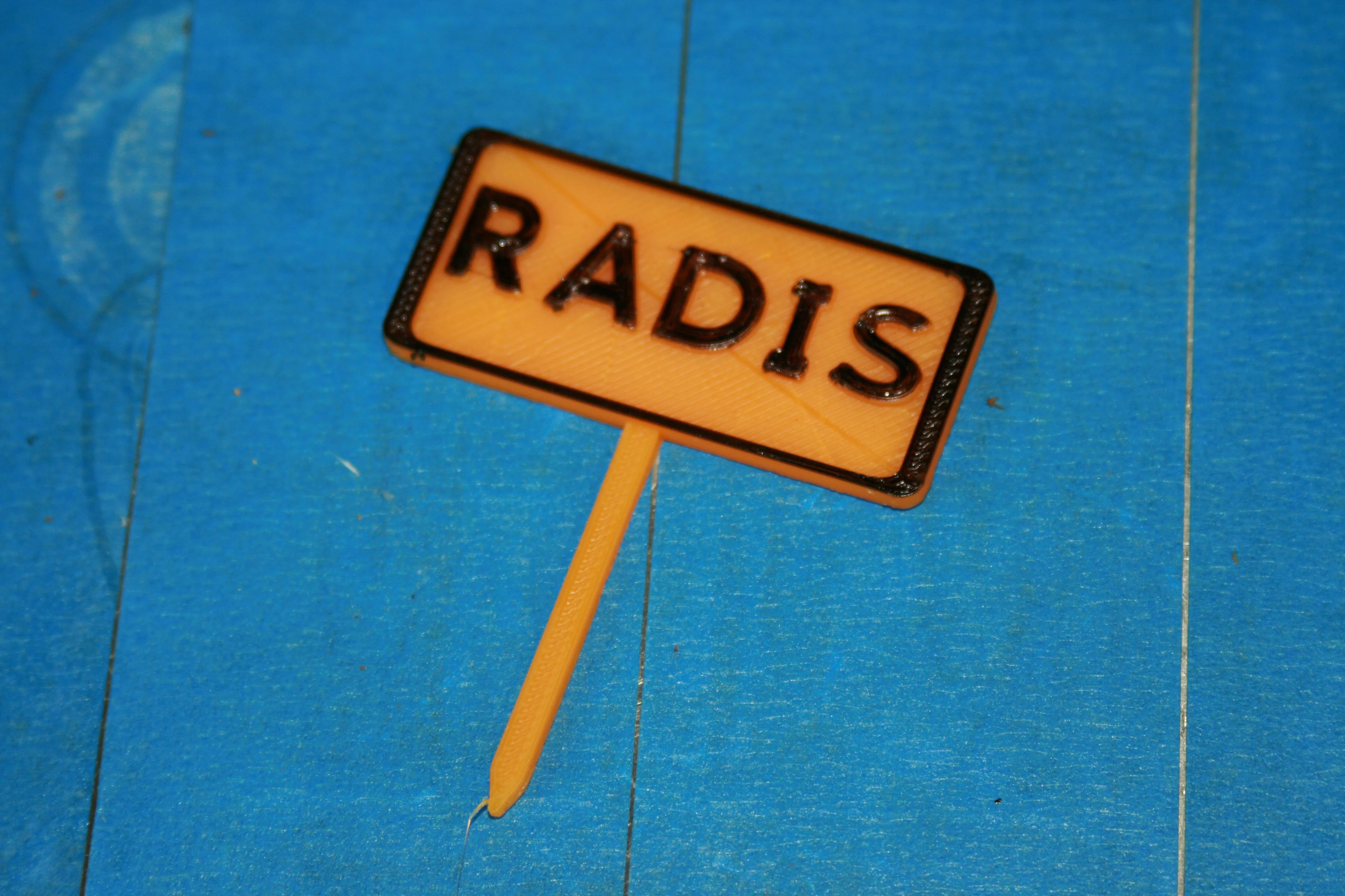 Panneau potager Radis