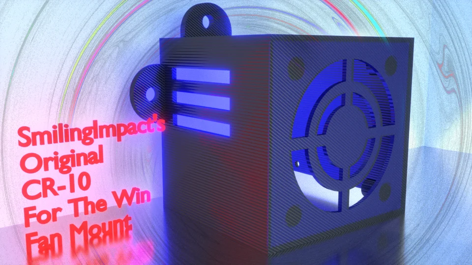 Creality CR-10 Fan Mount and Part Cooler