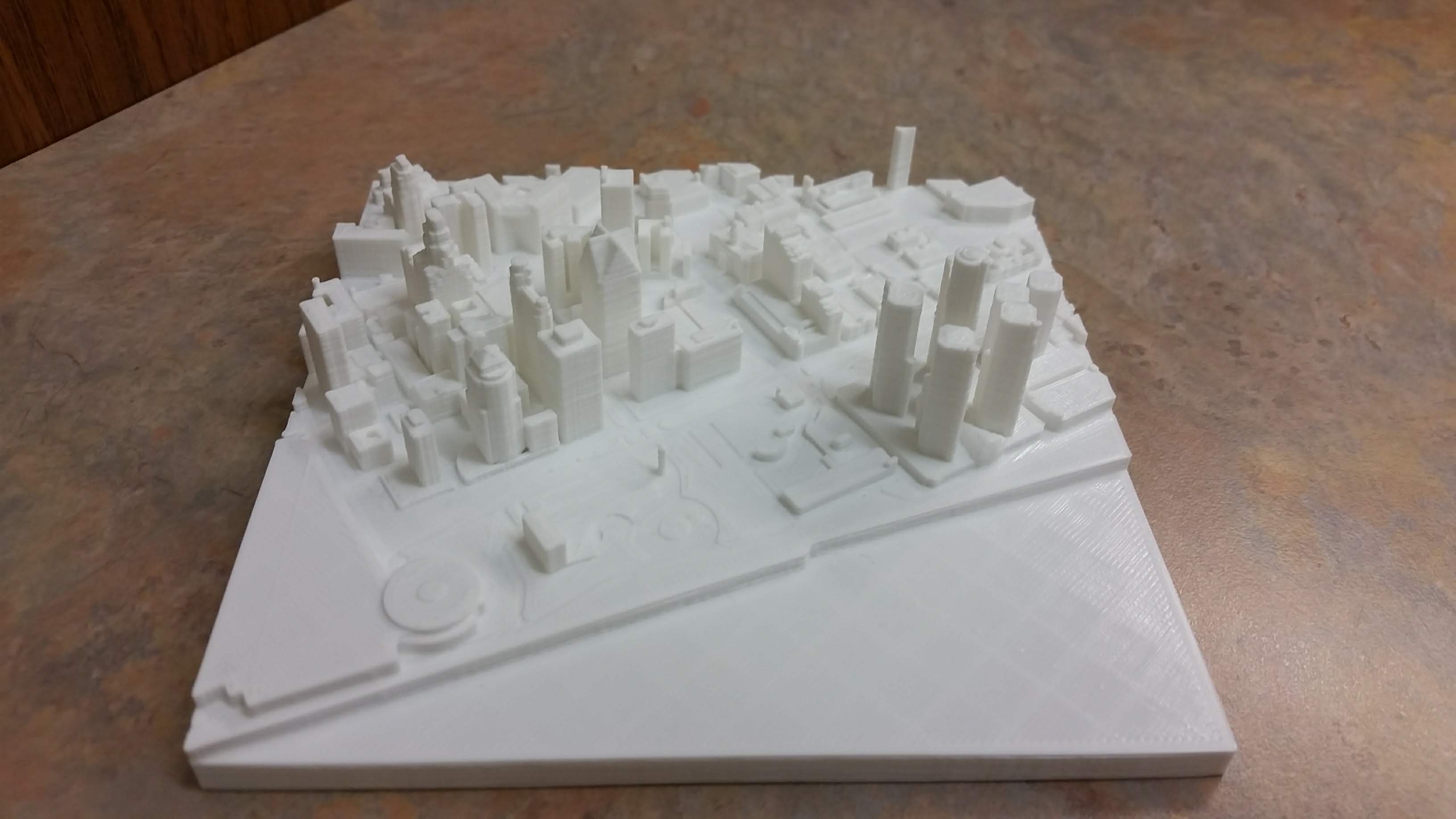 Downtown Detroit Cityscape