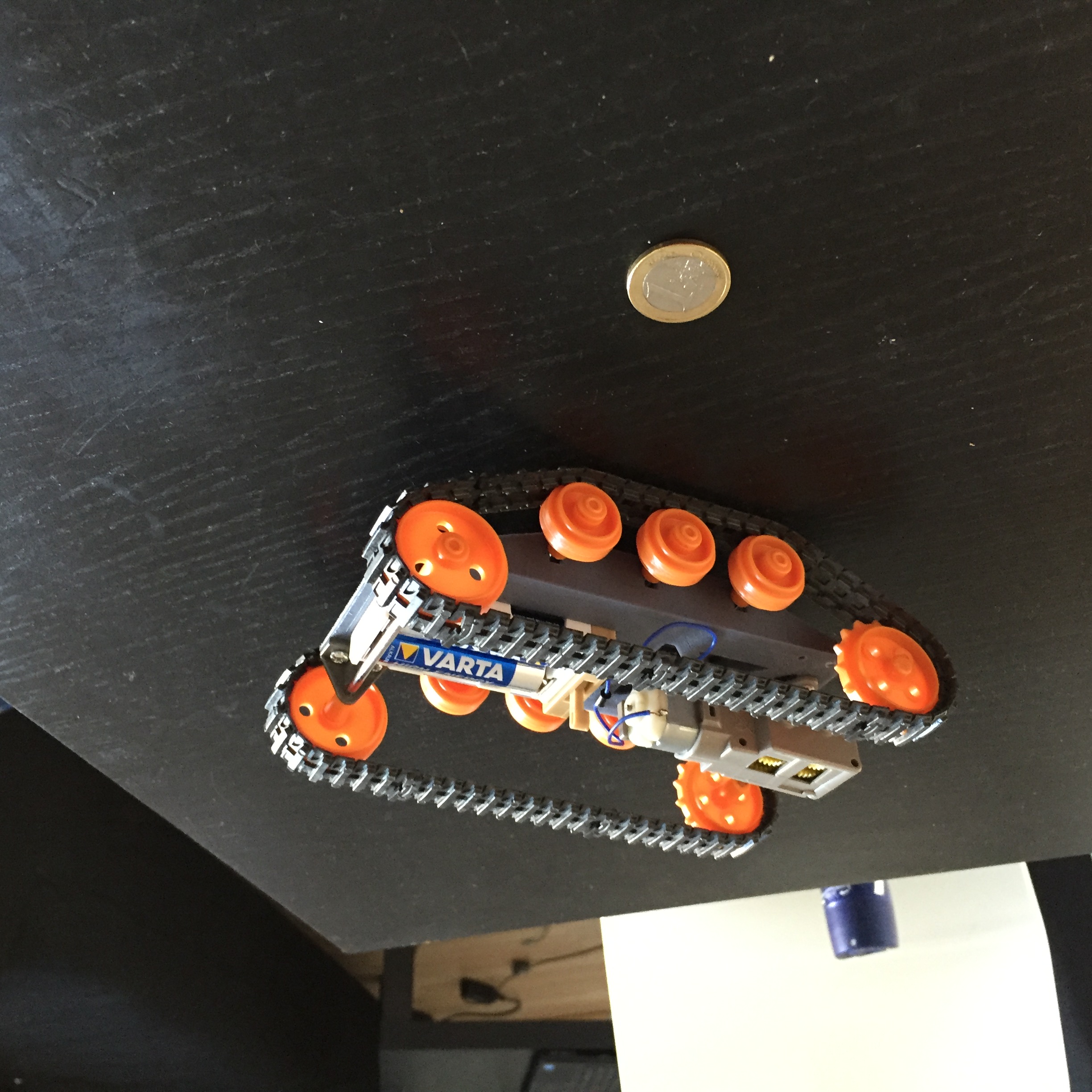 Improved Tamiya Tracked Vehicle Chassis Kit with suspensions