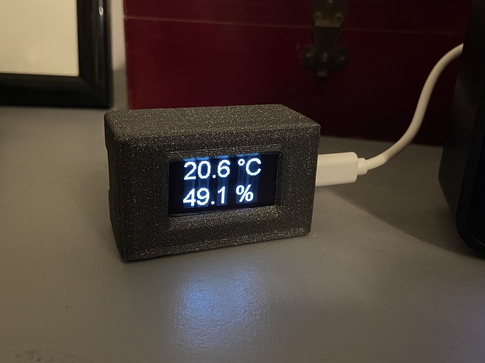 Case for ESP32 Dev Board + SH1106 OLED + Sensor