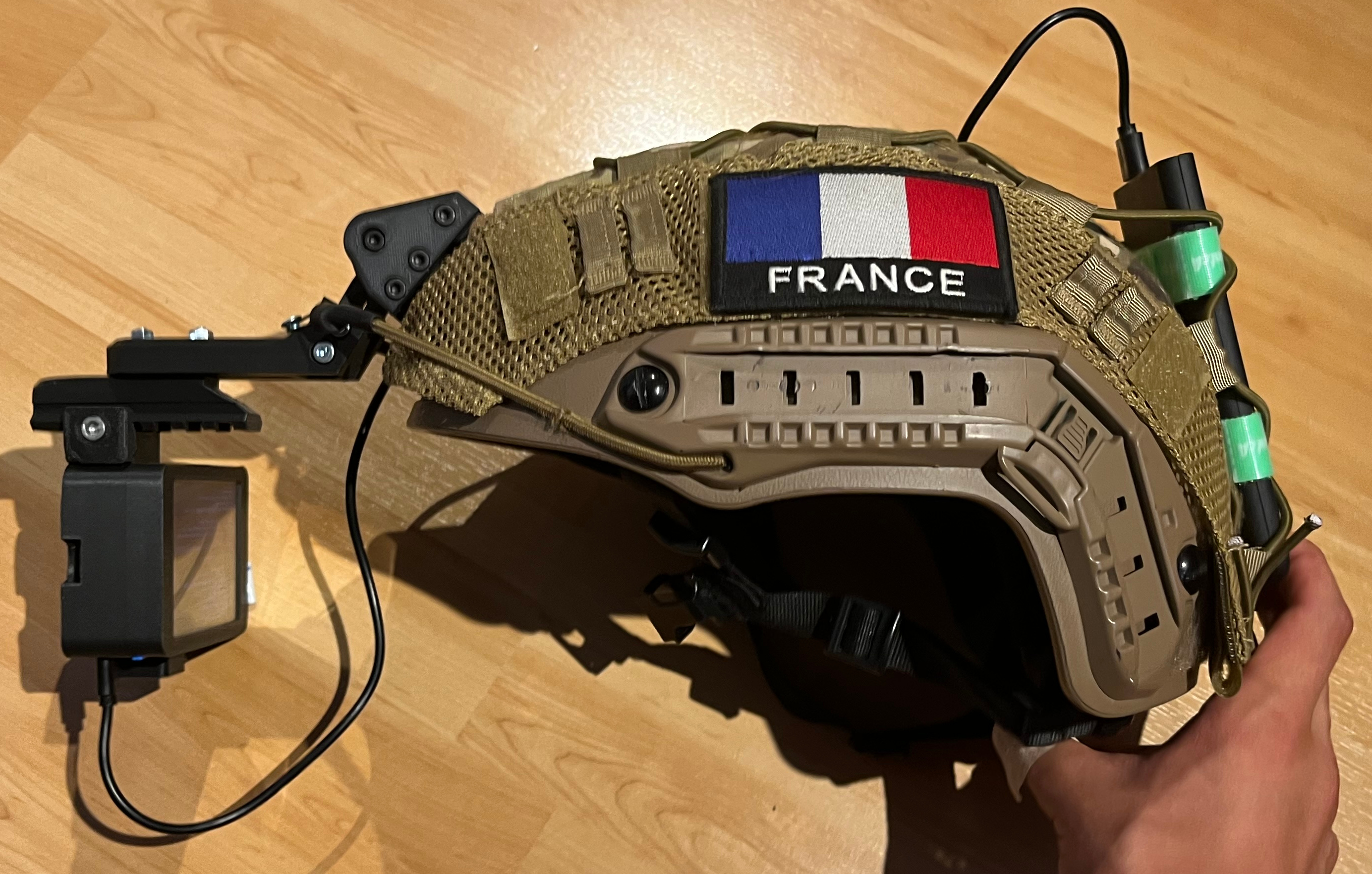 Night Vision for Airsoft with helmet mount