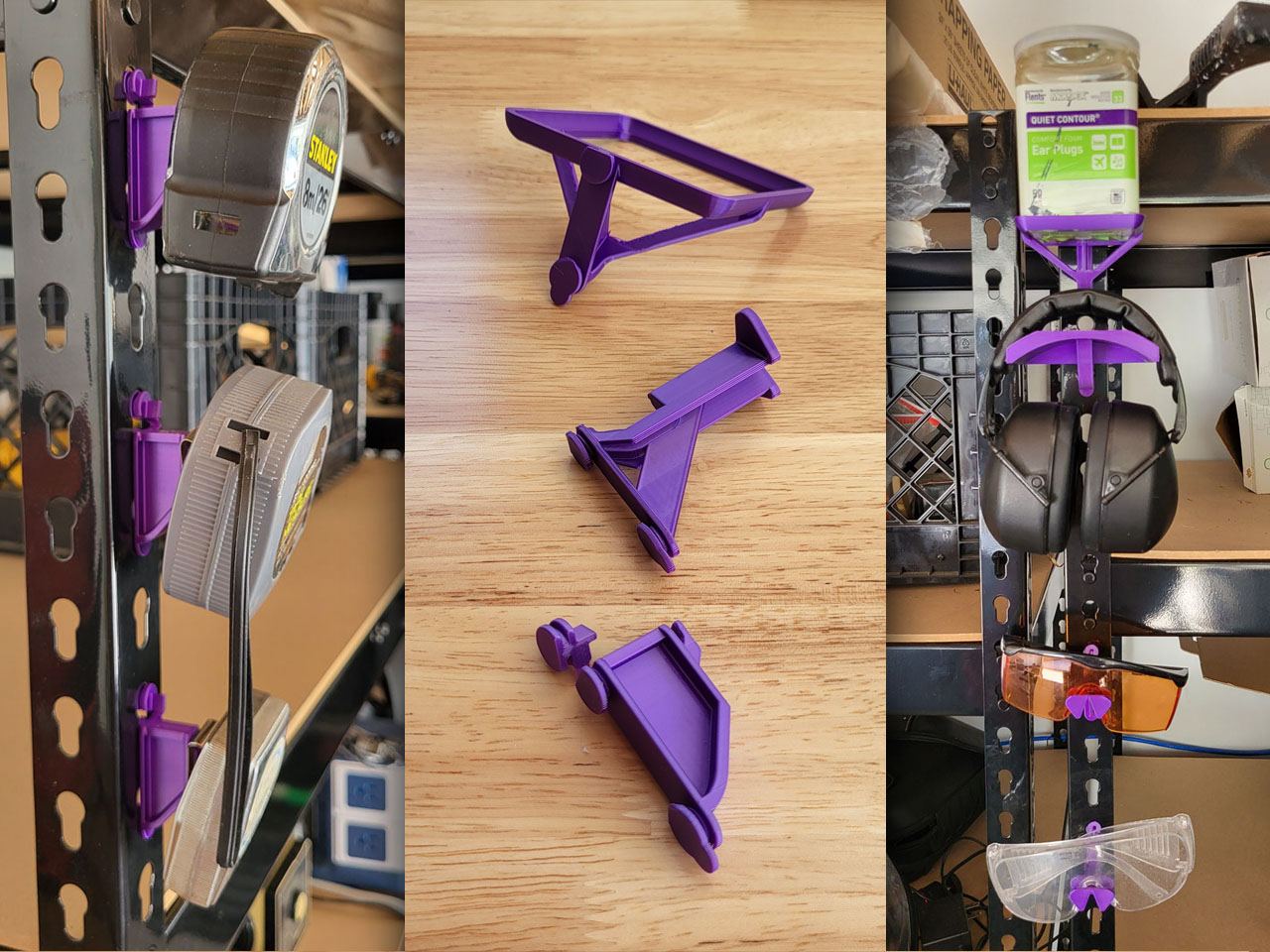 Teardrop Rivet Rack Holders