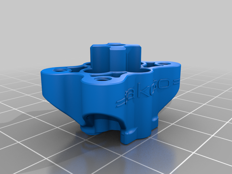 Adaptor for mounting Takoto Hotend to Troodon (For PTFE tube)