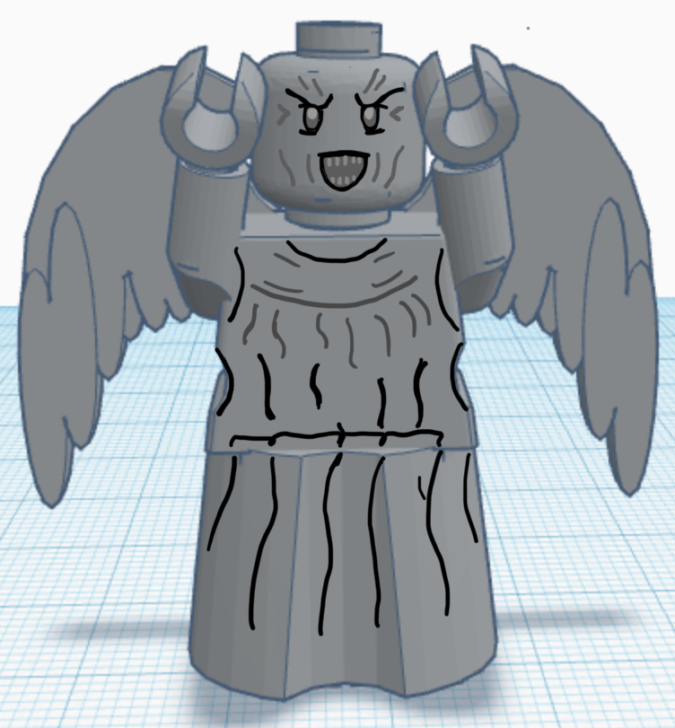 Weeping Angel - Doctor Who Lego