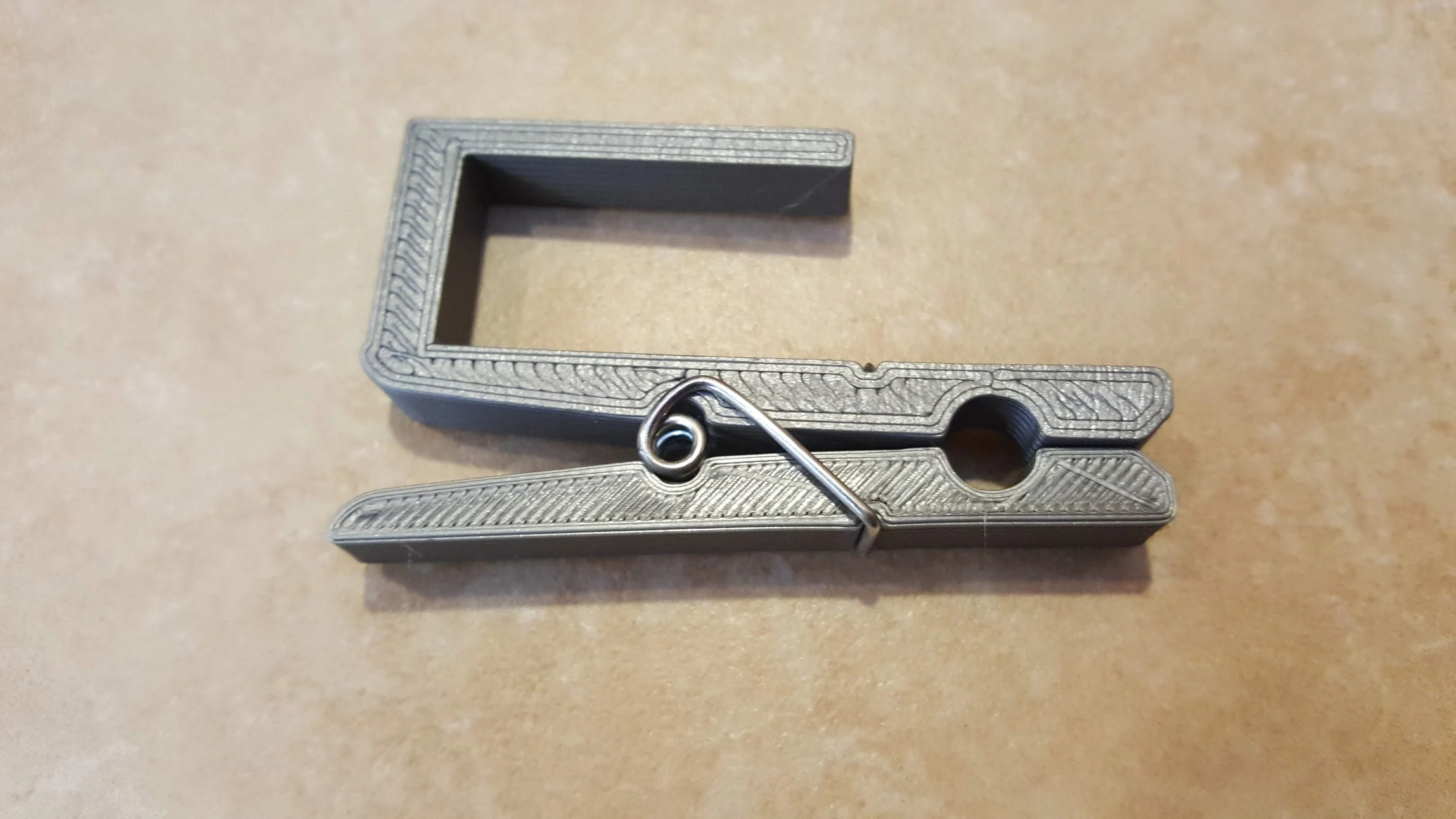 Cabinet Clothespin Hook