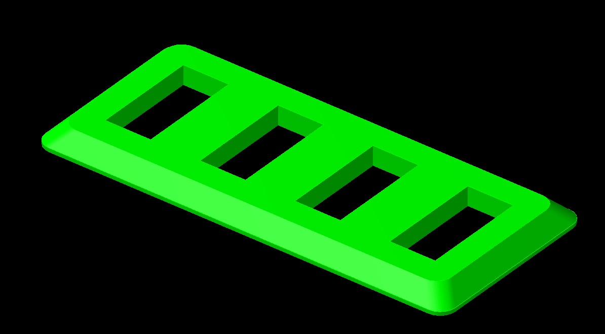 4x Usb port frame