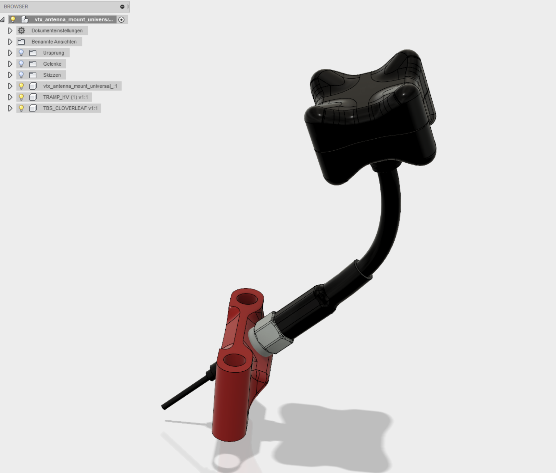 TBS Unify VTX Antenna Pigtail Mount