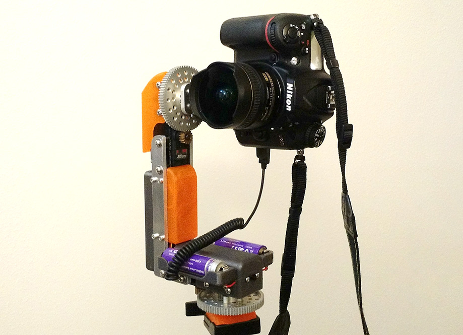 Automatic 3D 360 Panorama DSLR Camera Head
