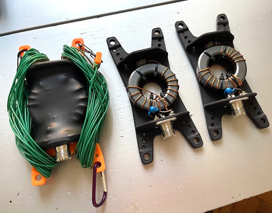 Tactical End Fed antenna winder